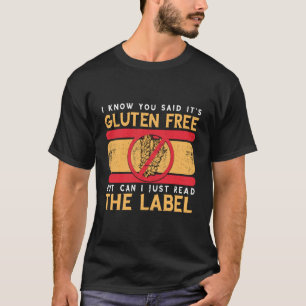 Camiseta Eu sei que você disse que é comida sem glúten Comi
