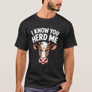 Camiseta Eu Sei Que Você Me Ouviu Vaca Engraçada Fazendeiro