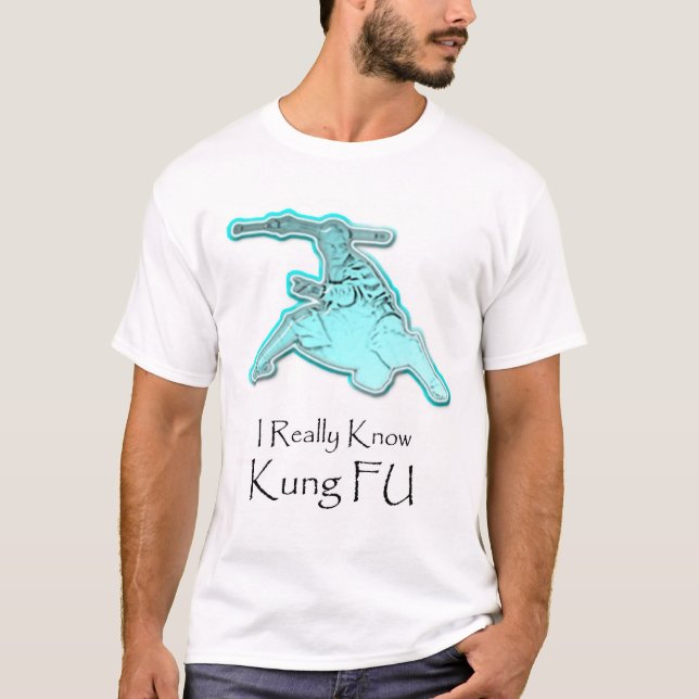 Camiseta eu sei realmente o fu do kung (Frente)
