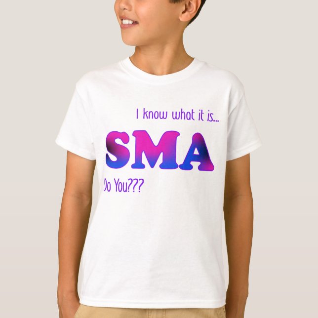 Camiseta Eu sei SMA (Frente)