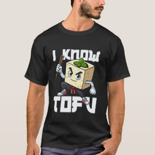 Camiseta Eu Sei Tofu Artes Marciais Veganas Engraçadas