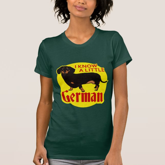 Camiseta Eu sei um pouco alemão (Frente)