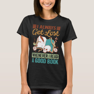 Camiseta Eu sempre me perco quando leio um bom livro