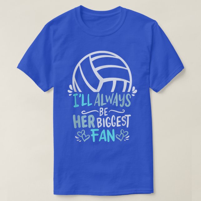Camiseta Eu sempre serei a maior Fan Voleibol (Frente do Design)