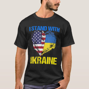 Camiseta Eu Sento-Me Com A Ucrânia A Apoiar A Ucrânia Ban