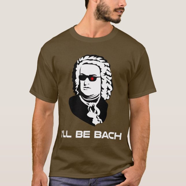 Camiseta Eu serei Johann Sebastian Bach (Frente)