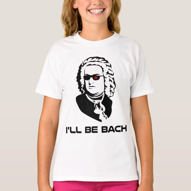 Camiseta Eu serei Johann Sebastian Bach (Frente)