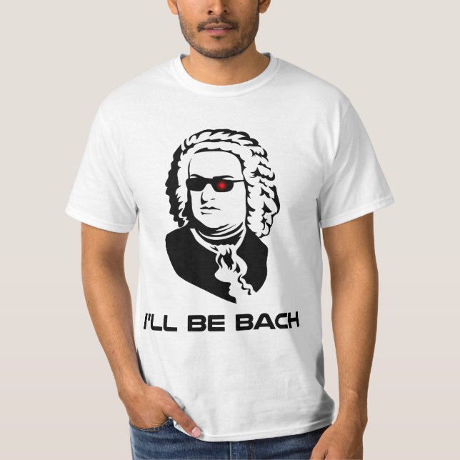 Camiseta Eu serei Johann Sebastian Bach (Frente)