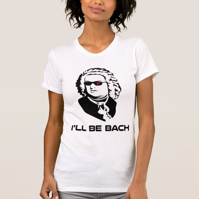 Camiseta Eu serei Johann Sebastian Bach (Frente)