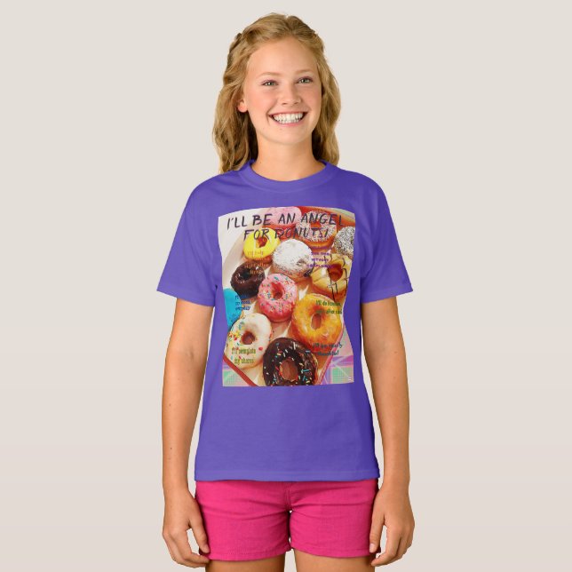 Camiseta Eu serei um Anjo para Sorvete - HAMbWG T-Shirt (Frente Completa)