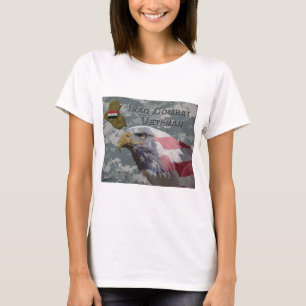 Camiseta Eu Servi - Irag Combat Veteran