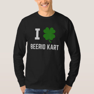 Camiseta Eu Shamrock Beerio Kart Engraçado Rua De Cerveja V