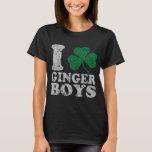 Camiseta Eu Shamrock Ginger Boys<br><div class="desc">Eu Shamrock Irish Ginger Boys t shirts e roupa. Pegue o seu agora a tempo para o Dia de São Patrício.</div>