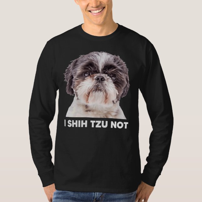 Camiseta Eu Shih Tzu Não (Frente)