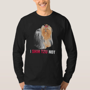 Camiseta Eu Shih Tzu Não Animal
