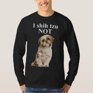 Camiseta Eu Shih Tzu Não Shih Tzu
