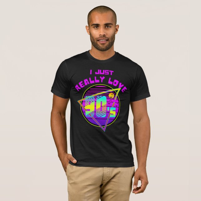 CAMISETA EU SIMPLESMENTE AMO OS ANOS 90 (Frente Completa)