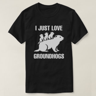 Camiseta Eu simplesmente amo os marmotas