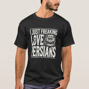 Camiseta Eu simplesmente amo Persas Gato Persa