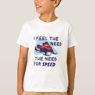 Camiseta Eu sinto a necessidade a necessidade para a
