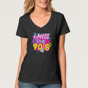 Camiseta Eu sinto falta da Nostalgia do Retro Vintage dos a