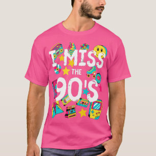 Camiseta Eu sinto falta da Vintage dos anos 90.