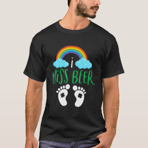 Camiseta Eu sinto falta do anúncio de gravidez do Dia de S
