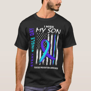 Camiseta Eu Sinto Falta Do Meu Filho Prevenção Suicida Sens