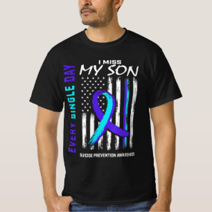Camiseta Eu Sinto Falta Do Meu Filho Prevenção Suicida Sens