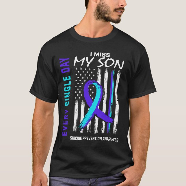 Camiseta Eu Sinto Falta Do Meu Filho Prevenção Suicida Sens (Frente)