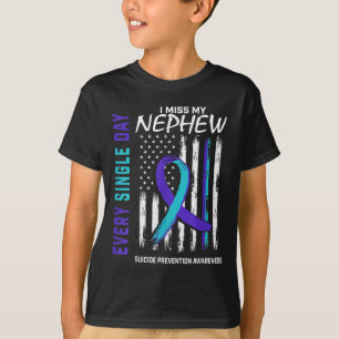 Camiseta Eu Sinto Falta Do Meu Sobrinho Na Prevenção De Con