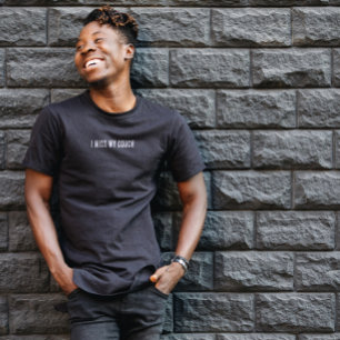 Camiseta Eu sinto falta do meu sofá T-Shirt