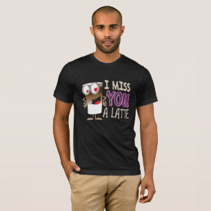 Camiseta Eu sinto saudades de você.
