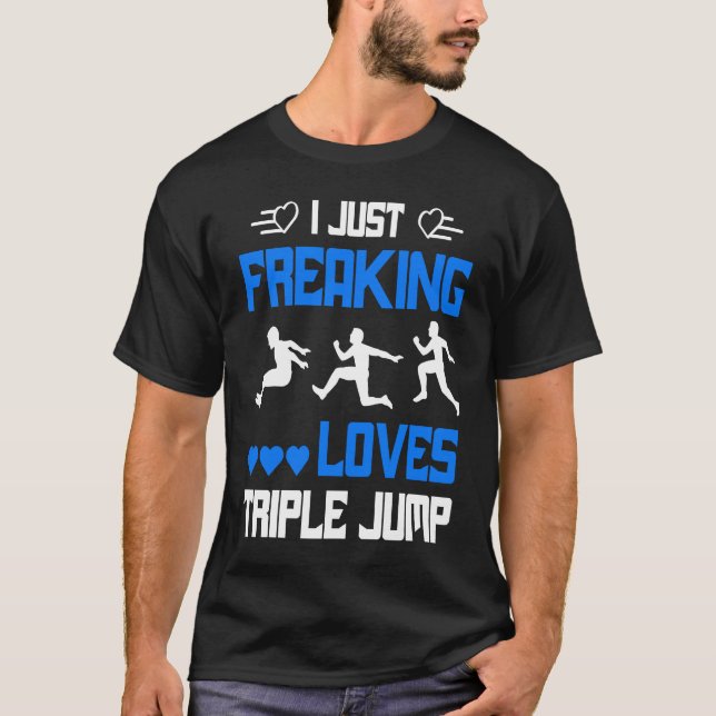 Camiseta Eu só adoro Triple Jump (Frente)