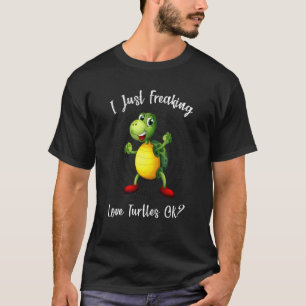 Camiseta Eu Só Amarrei Tartarugas, Ok Tartaruga Engraçada