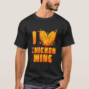 Camiseta Eu Só Amo Comida de Asa de Frango Asa de Frango