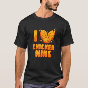 Camiseta Eu Só Amo Comida de Asa de Frango Asa de Frango