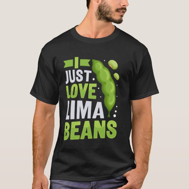 Camiseta Eu Só Amo Feijão Lima (Frente)