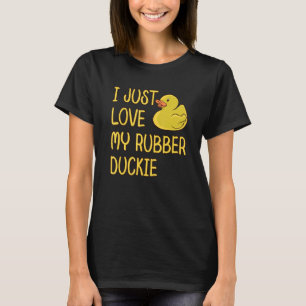 Camiseta Eu Só Amo Meu Pato De Borracha