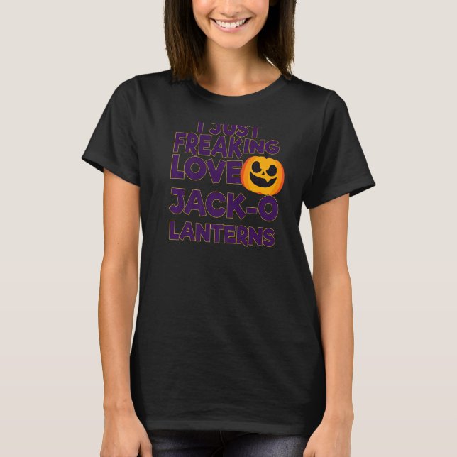 Camiseta Eu Só Amo O Jack O Lanterna Halloween (Frente)