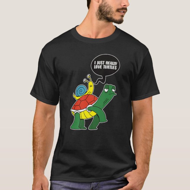 Camiseta Eu Só Amo Tartarugas (Frente)