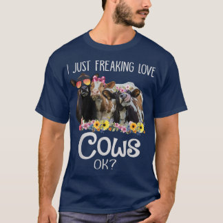 Camiseta Eu Só Apanhei Vacas De Amor Ok Engraçado Farmador