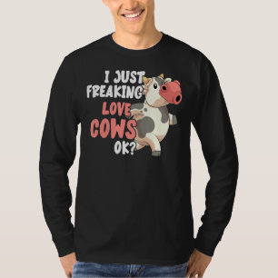 Camiseta Eu Só Apanhei Vacas De Amor Ok Fazenda Engraçada A