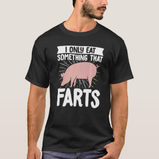 Camiseta Eu Só Como Algo Que Solta Fumaça Churrasco Bar