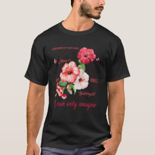 Camiseta Eu Só Consigo Imaginar Jesus Flor Borboleta Fé Ch