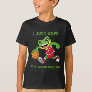 Camiseta Eu Só Espero Que Ambas As Equipes Se Divirtam