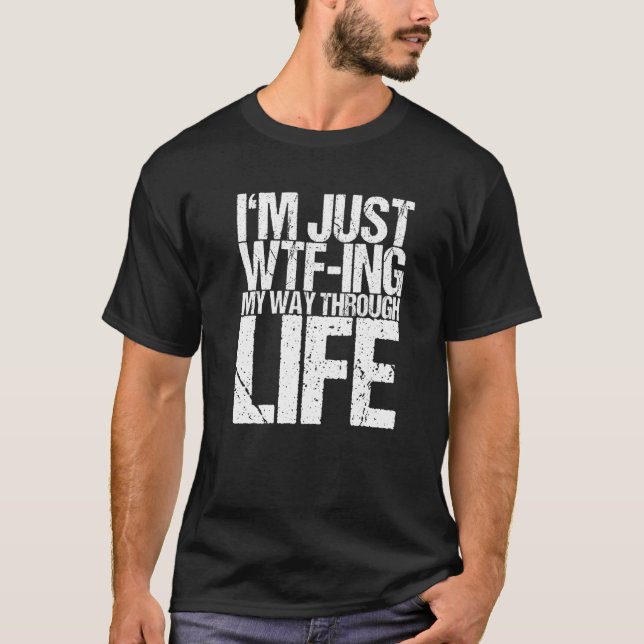 Camiseta Eu só estou a caminho da vida (Frente)