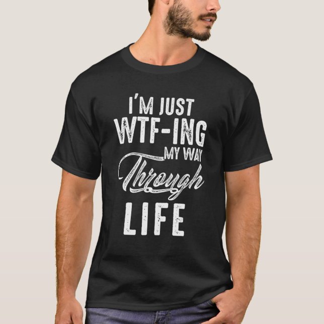 Camiseta Eu só estou a caminho da vida (Frente)