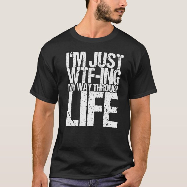 Camiseta Eu só estou a caminho da vida (Frente)
