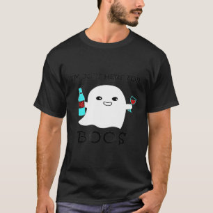 Camiseta Eu Só Estou Aqui Para Beos Ghost Wine Spirit